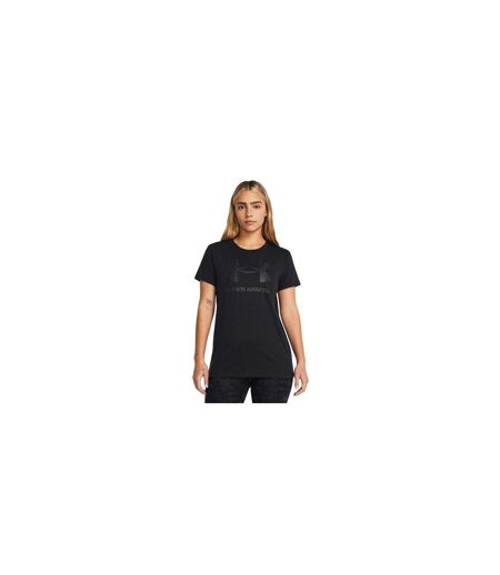 T-shirt Manches Courtes Motif/style Graphique Sportstyle Femme Noir Under Armour