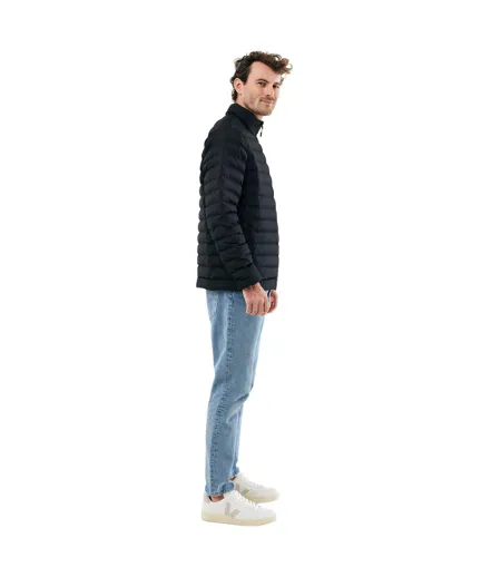 Mens Maiko Recycled Polyester Padded Jacket Black Iqoniq