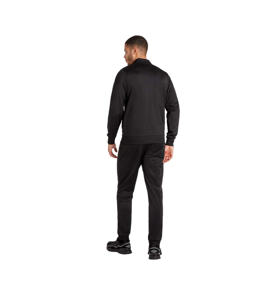 Umbro Mens Active Tricot Tracksuit (Black/White) - UTUO1394