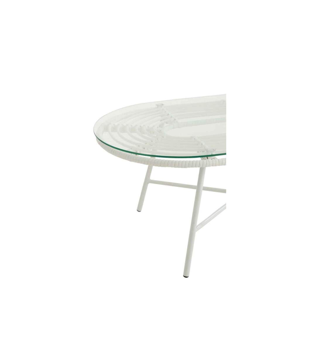 Table Basse de Jardin Celeste 90cm Blanc