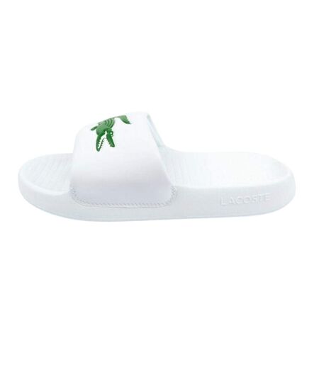 Claquettes Serve Femme Blanc Lacoste