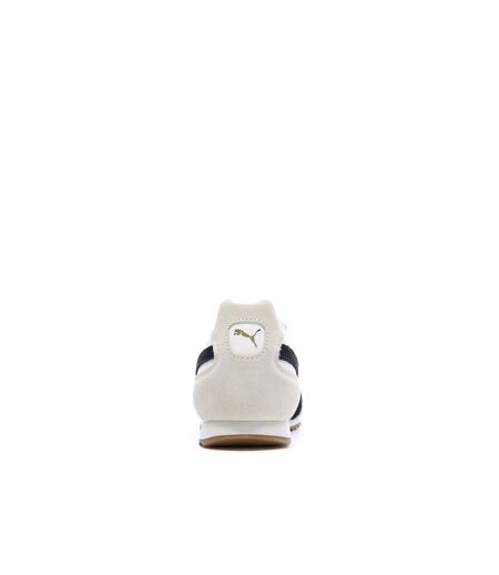Baskets blanches/beiges/noires homme puma arizona retro