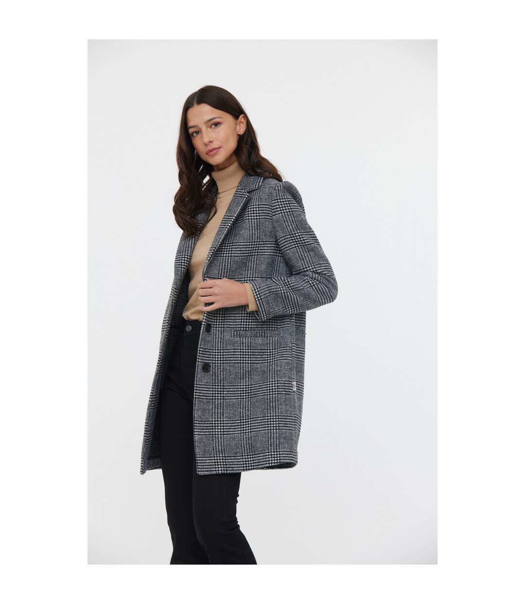 Manteau manches longues polyester regular FIDA-4