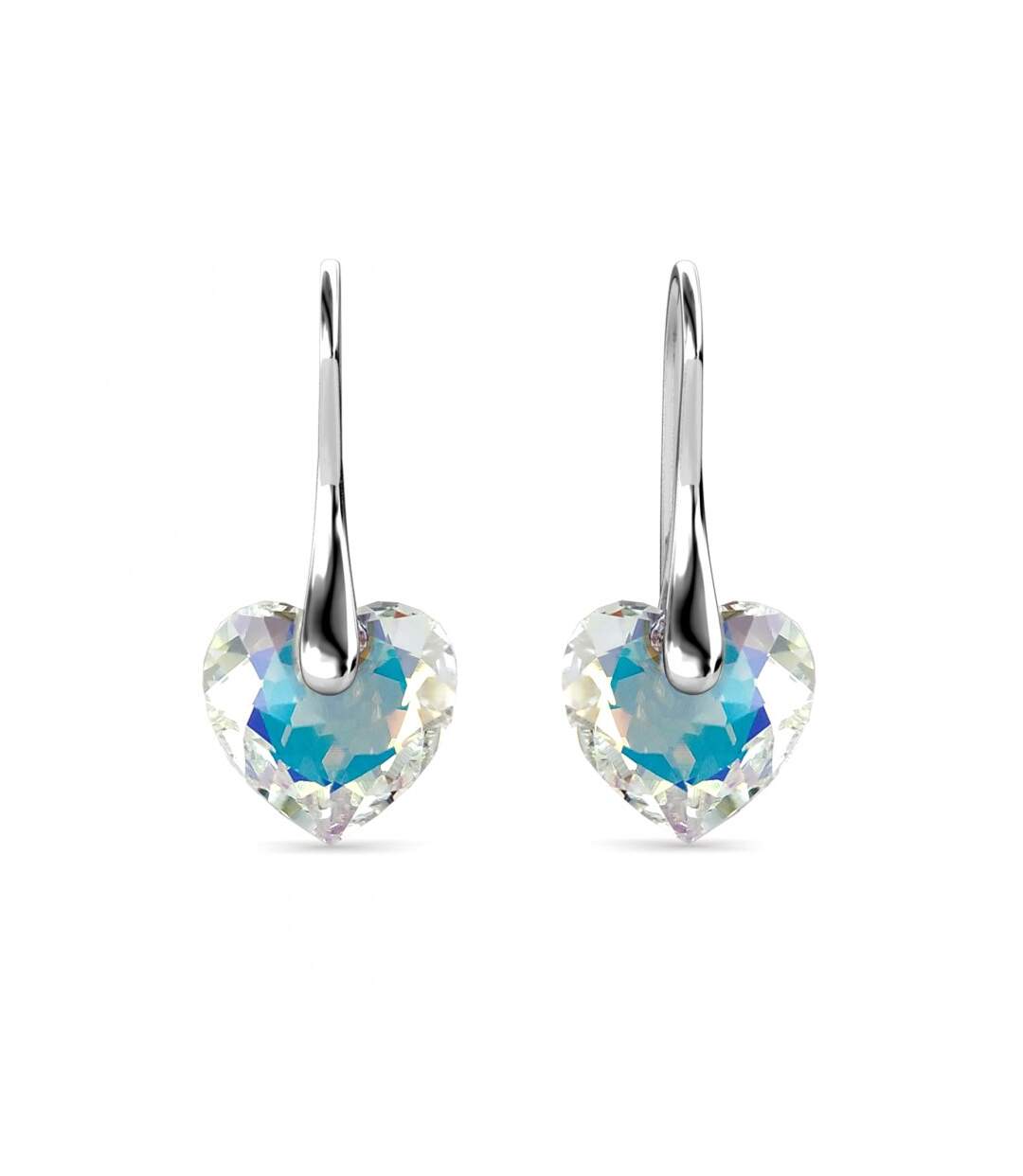 Boucles d'oreilles Crystaline Heart, Cristal d'Autriche-3