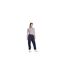 Womens/ladies Meridian Mock Neck Slim T-shirt Grey Under Armour-1