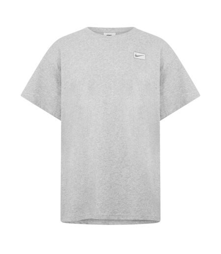 T-shirt Régulier À Col Ras Du Cou Et Manches Courtes  Gris Chiné Nike