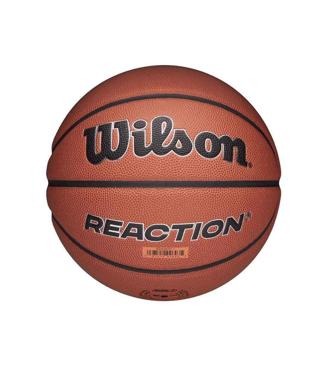 Ballon De Basket Reaction Plus Taille 7 Marron Wilson-3