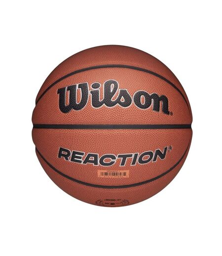 Ballon De Basket Reaction Plus Taille 7 Marron Wilson