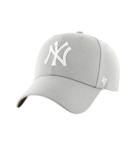 Casquette De Baseball Motif/style 47 Mvp Adulte Gris Argenté New York Yankees