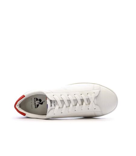 Baskets blanches/rouge homme le coq sportif phenix