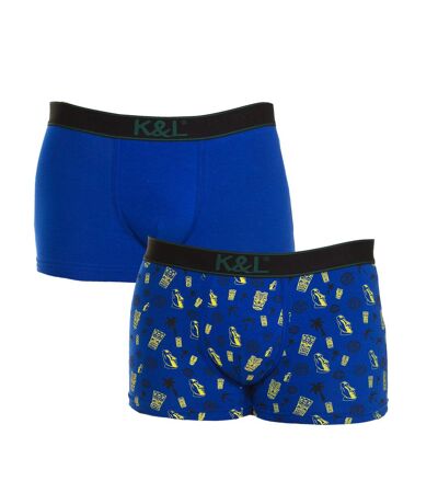 Pack-2 Boxers Funny tissu respirant KL2005 homme