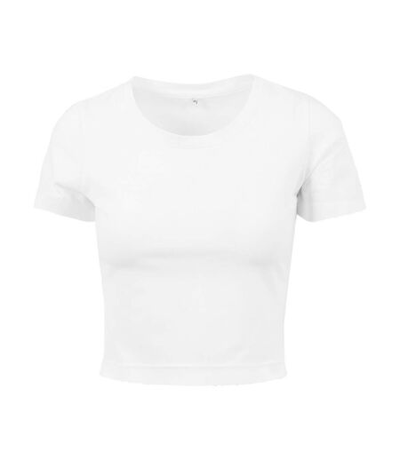 T-shirt Court Femme Blanc New Morning Studios