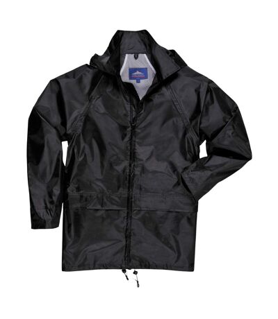 Portwest Unisex Adult Classic Raincoat (Black) - UTPC6885