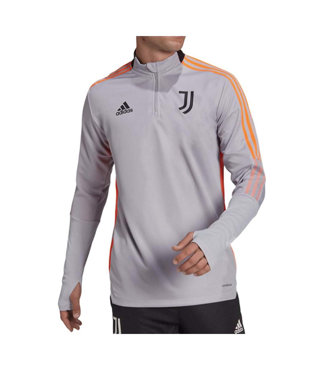 Juventus haut d'entraînement gris homme adidas h67121 - s-1