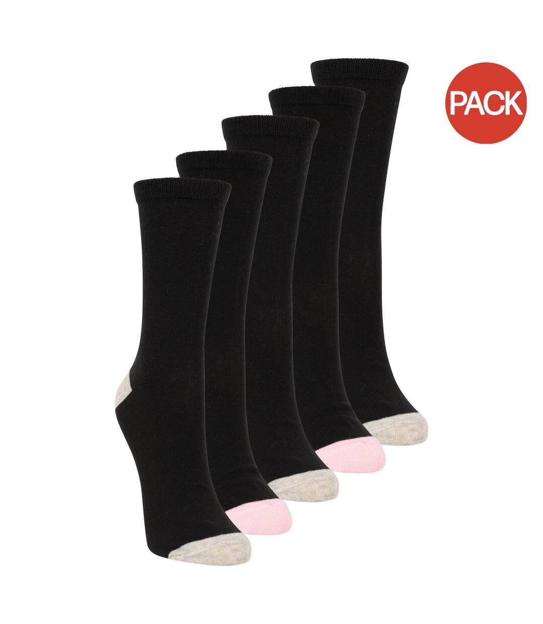 Chaussettes femme noir vif Mountain Warehouse-1