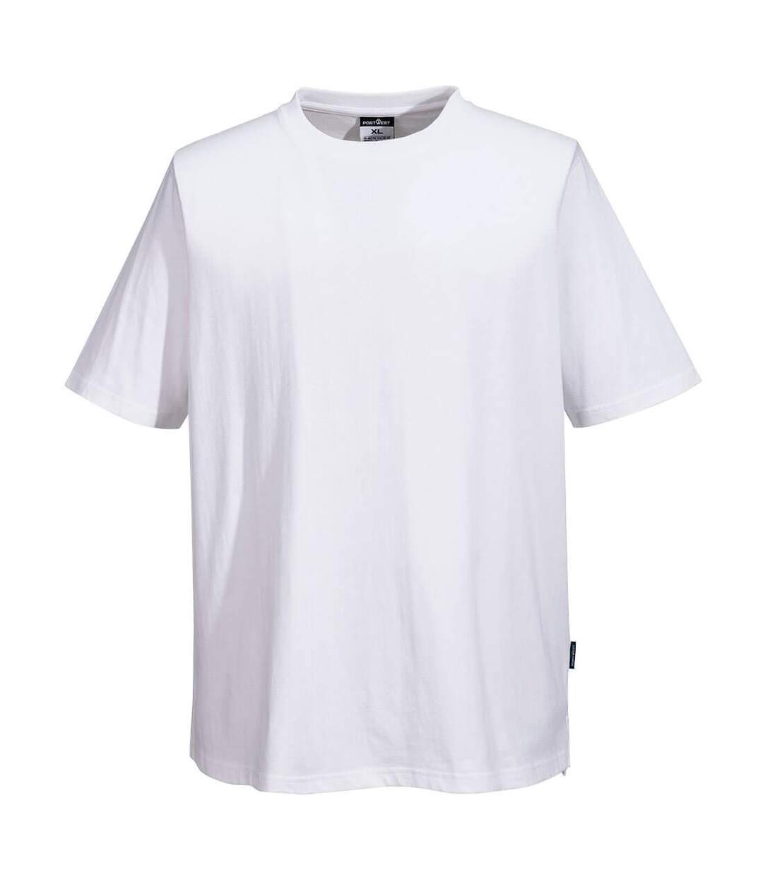 Unisex Adult Pro Cotton Meshair Short-sleeved T-shirt White Portwest-1
