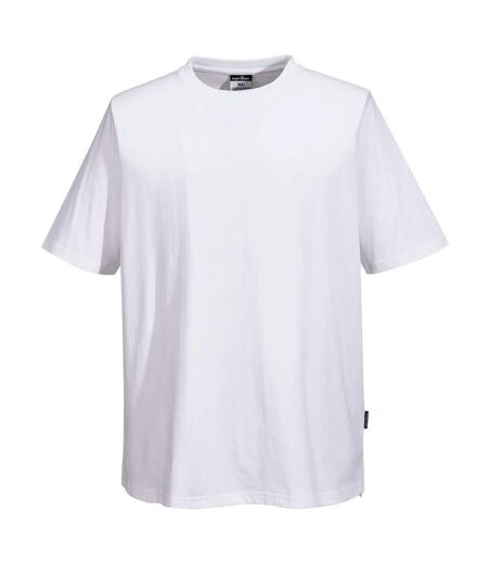 Unisex Adult Pro Cotton Meshair Short-sleeved T-shirt White Portwest