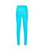 Womens/ladies Series-3 Skyscraper Performance Leggings Blue Skins-2