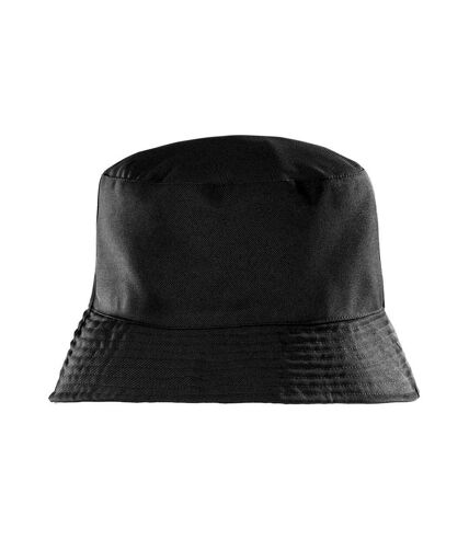 Mens core reversible bucket hat black/white Result Genuine Recycled