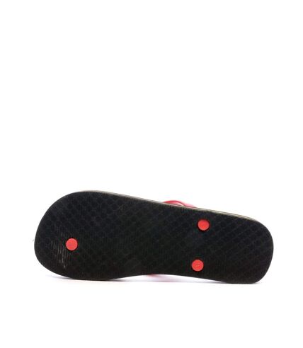 Tongs Noir/Rouge Homme Beppi Slipper - 40