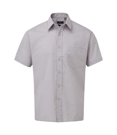 Chemise poplin homme argenté Premier