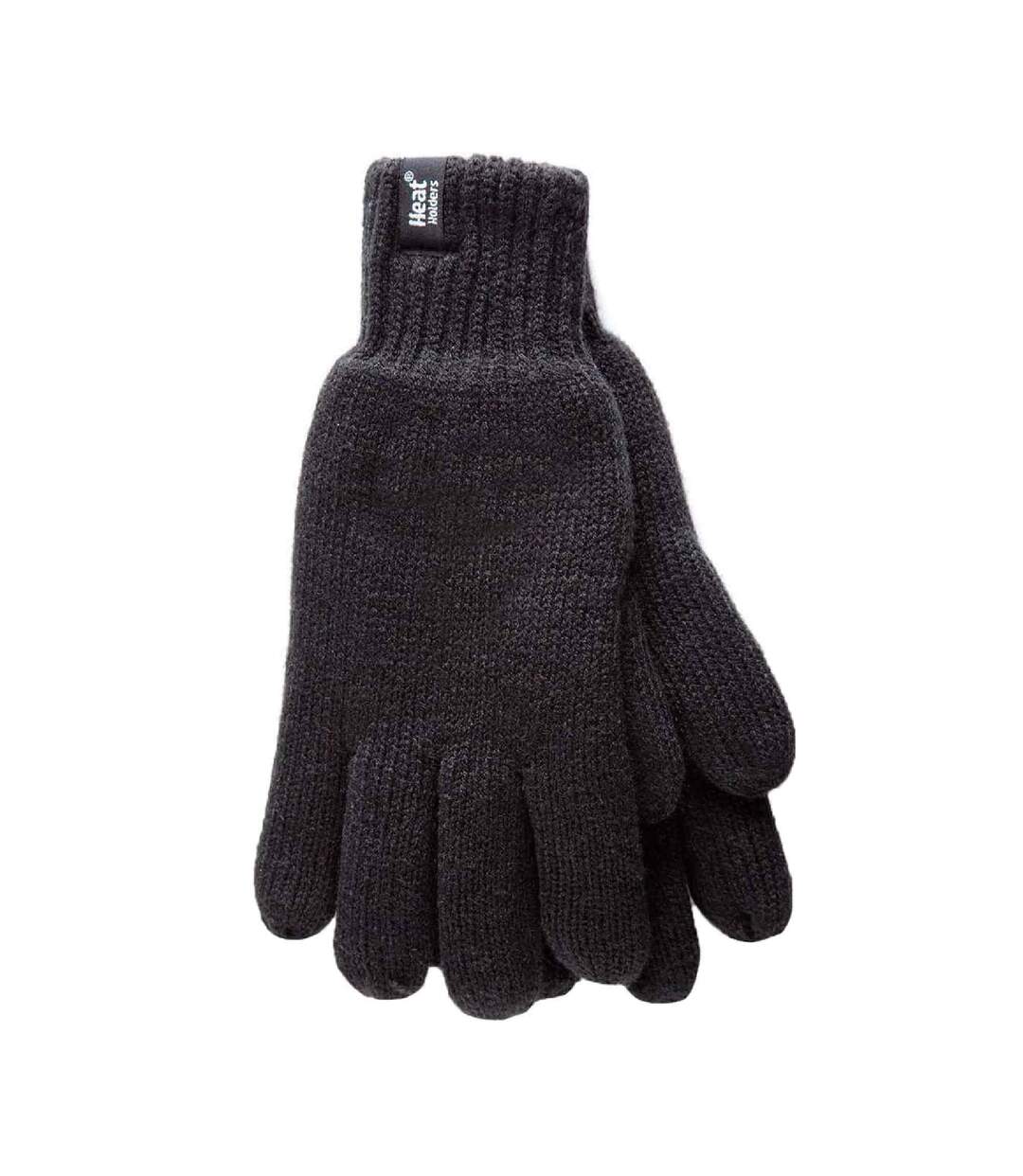 Mens Winter Warm Soft Fleece Lined Thermal Gloves-1