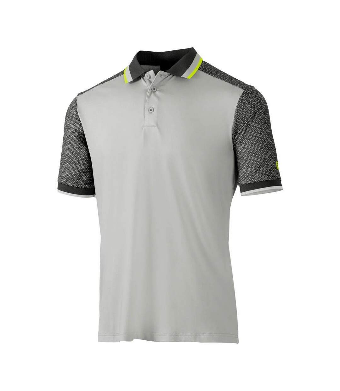 Polo homme gris argenté / charbon Island Green Island Green