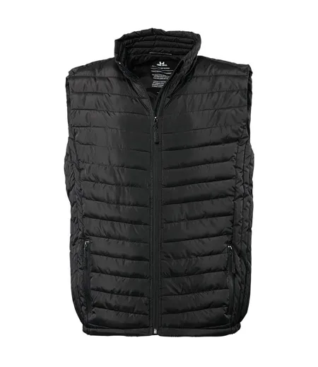 Doudoune Rembourrée Sans Manches Homme Noir Tee Jays