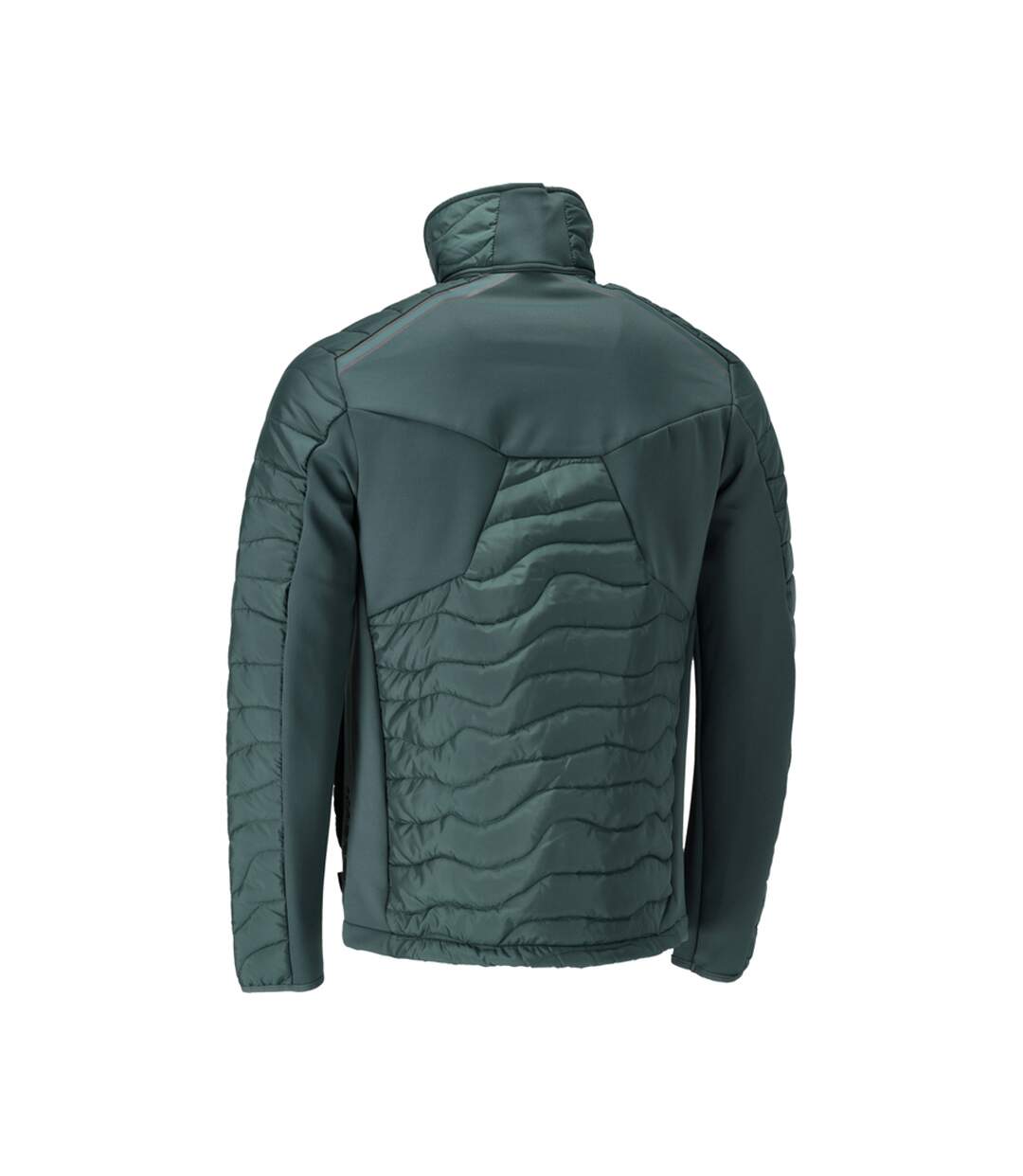 Mens Customized Thermal Jacket Forest Green Mascot-2