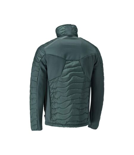 Mens Customized Thermal Jacket Forest Green Mascot