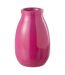 Vase Déco en Verre Cocoon 28cm Rose-1