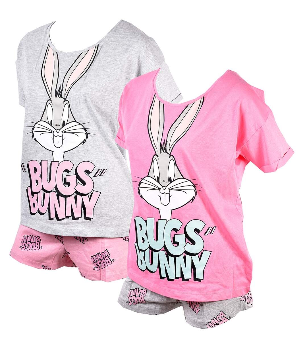 Pyjama Femme LOONEY TUNES EV3526 ROSE BUGS BUNNY