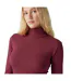 Womens/ladies Slim Turtleneck Burgundy Levis-4