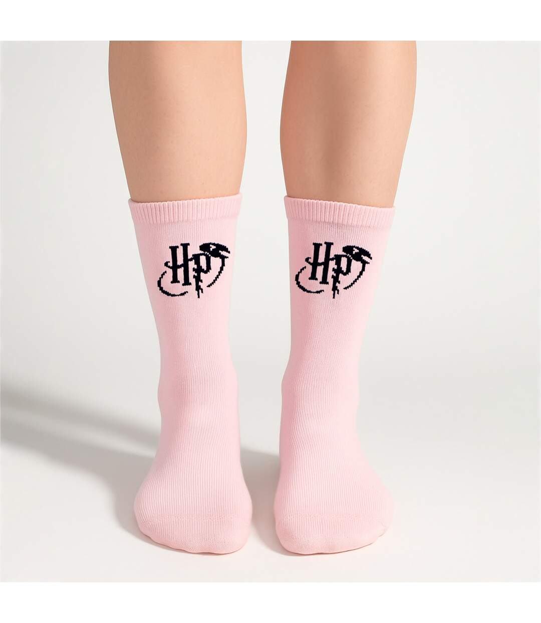 5 Pairs Ladies Cotton Novelty Socks - Harry Potter Pattern Comfortable Socks-5