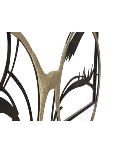 Décoration Murale Encadrée en Métal Eyewear 89cm Noir & Or