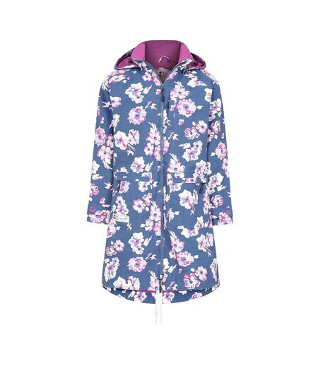 Veste Imperméable Motif/style Floral Femme Bleu Rose Blanc Lazy Jacks