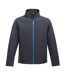 Regatta Standout Mens Ablaze Printable Soft Shell Jacket (Navy/French Blue) - UTPC3322