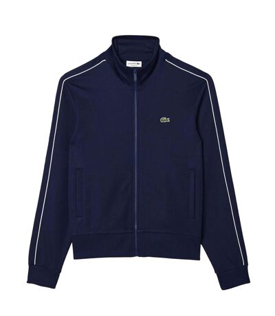Mens Paris Pique Track Jacket Blue Lacoste
