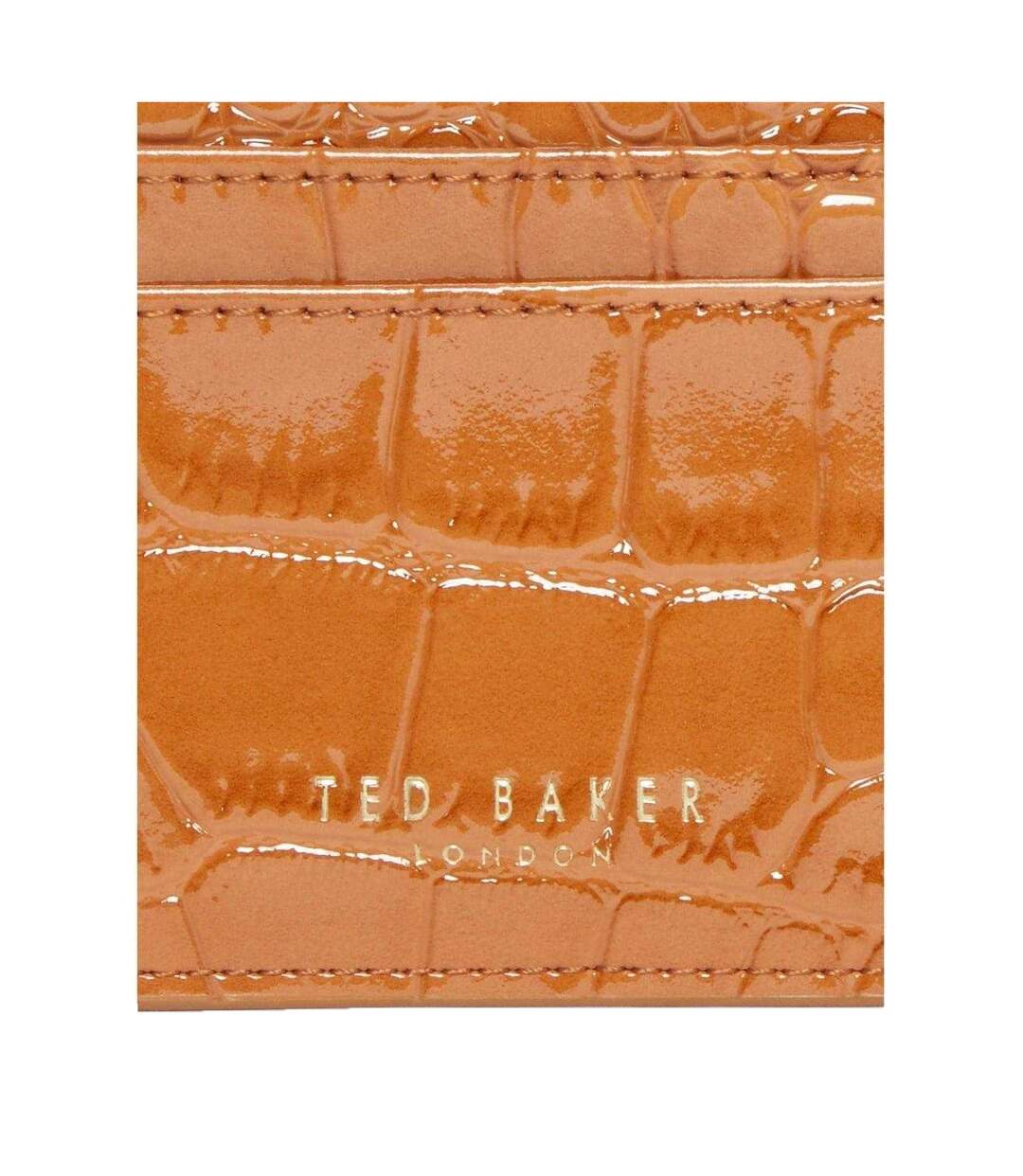 Porte-cartes Motif/style Peau De Crocodile Taille Unique Marron Clair Ted Baker-3