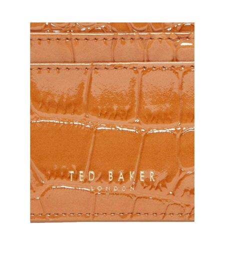 Porte-cartes Motif/style Peau De Crocodile Taille Unique Marron Clair Ted Baker