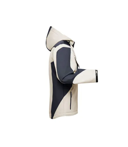Veste Softshell Craftsmen Adulte Beige Gris Noir James And Nicholson