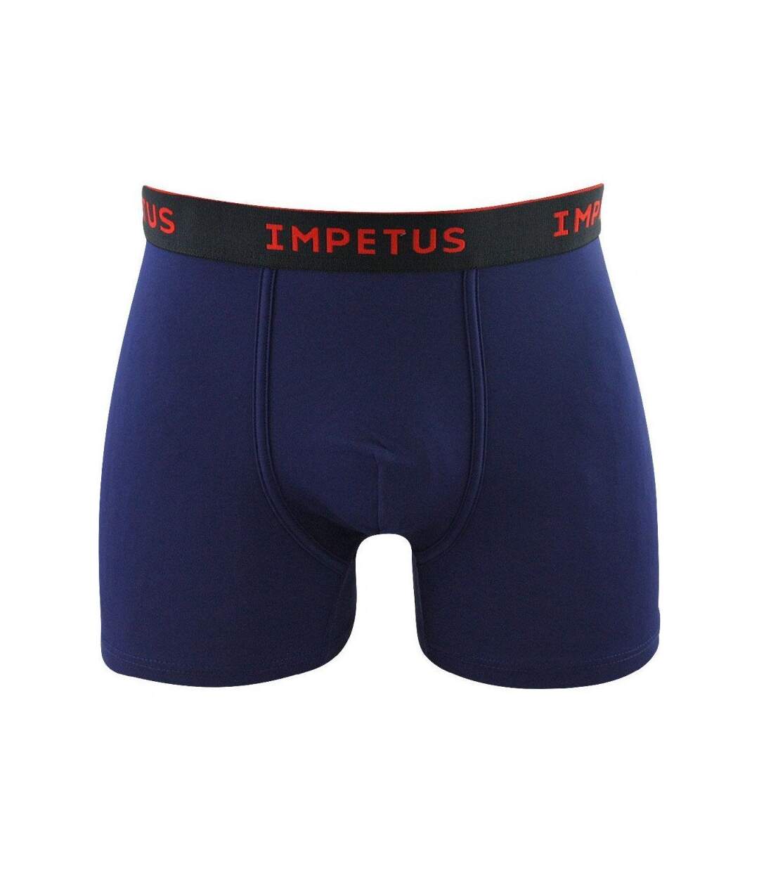 IMPETUS Boxer Homme Microfibre recyclée VOYAGER Bleu Rouge-1