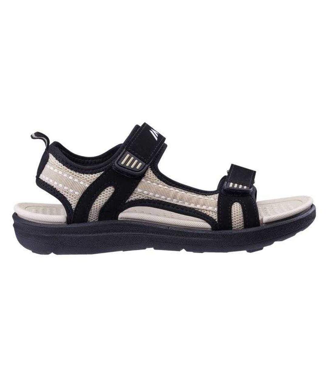 Womens/ladies Martibo Sandals Beige Cream Black Martes-1