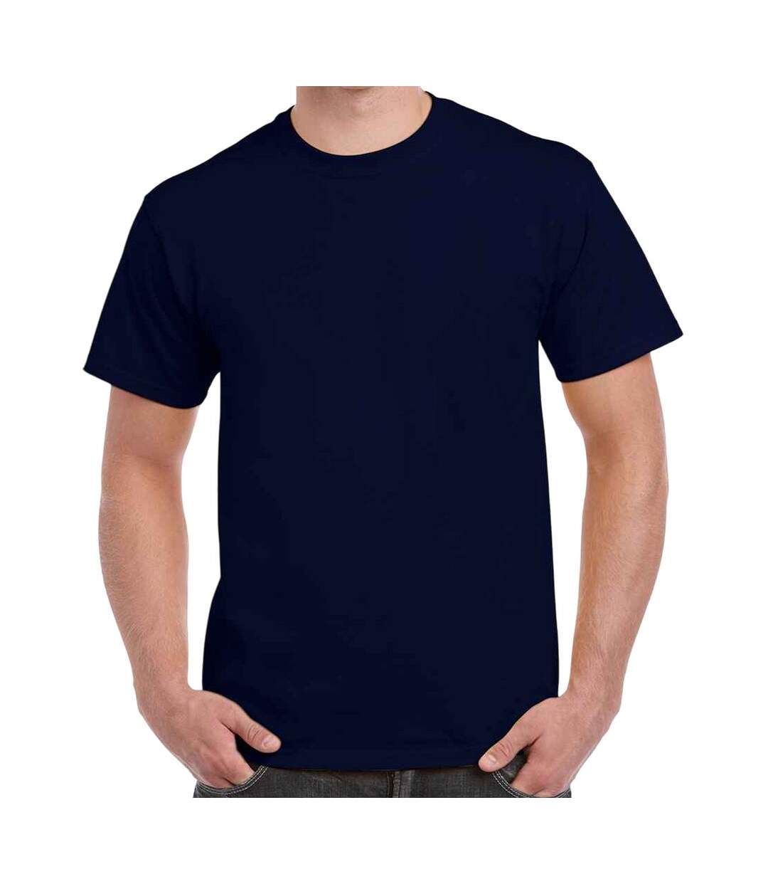 T-shirt manches courtes homme bleu marine Gildan