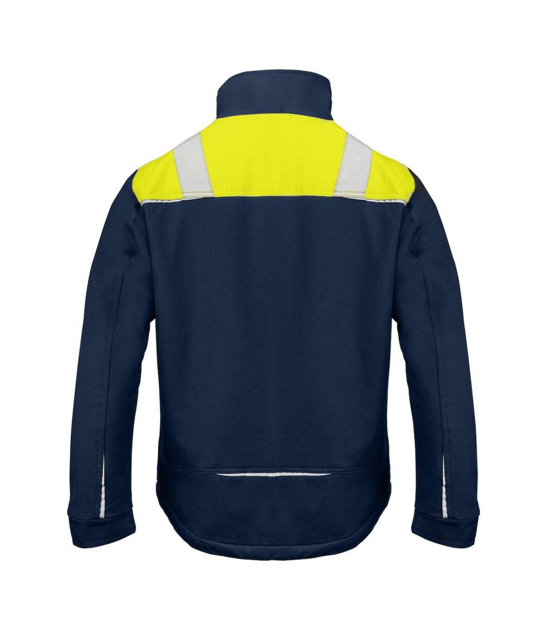 Doudoune Matelassée Homme Bleu Marine Jaune Projob-2