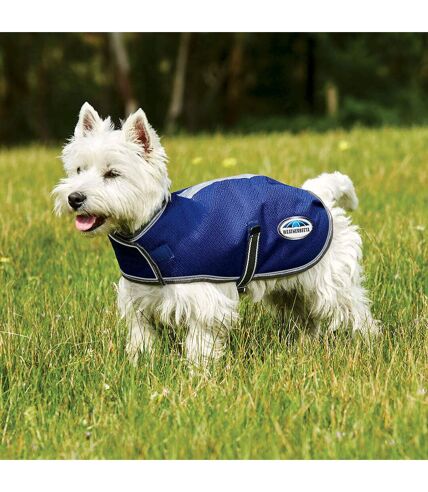 Manteau pour chiens comfitec premier free xl bleu foncé / gris / blanc Weatherbeeta