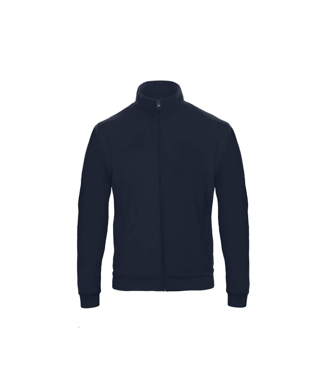 Veste sweat-shirt adulte unisexe bleu marine B&C ID.206 50/50-1