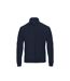 B&C Adults Unisex ID.206 50/50 Full Zip Sweat Jacket (Navy Blue) - UTBC3650