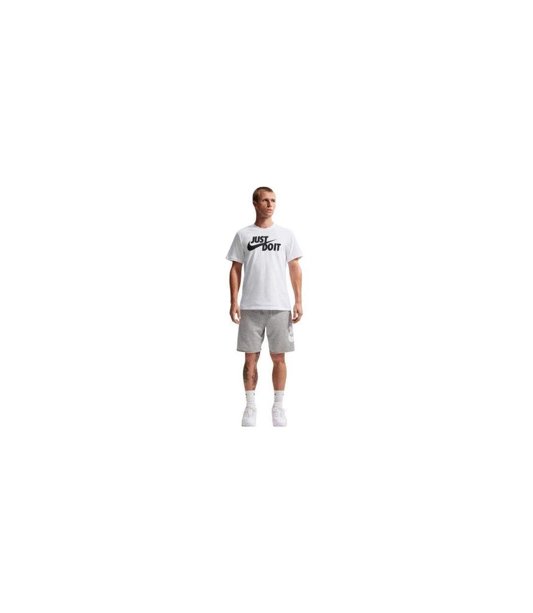 Mens Just Do It T-shirt White Nike-1