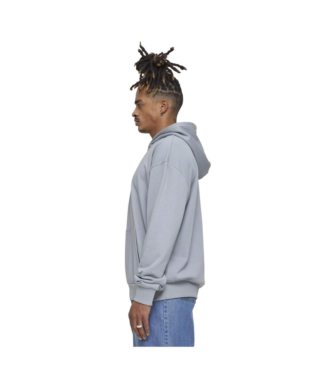 Sweat À Capuche Homme Gris Pâle Urban Classics-3
